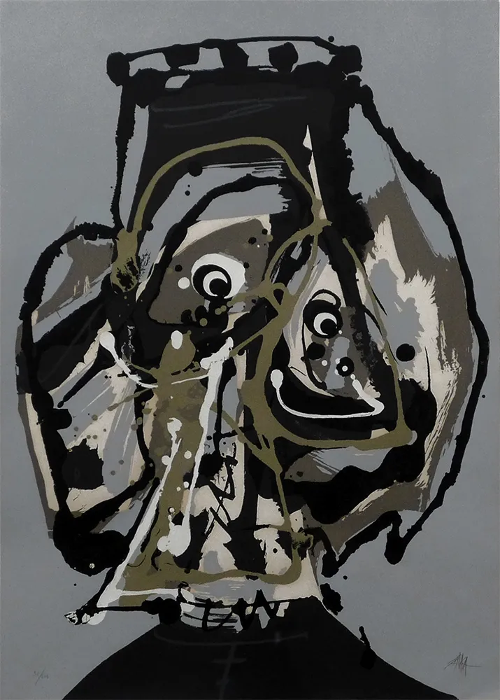 Siebdruck Saura - Atal