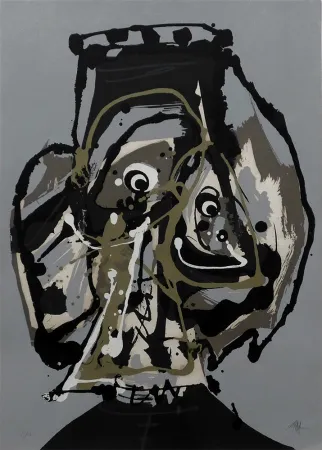 Siebdruck Saura - Atal