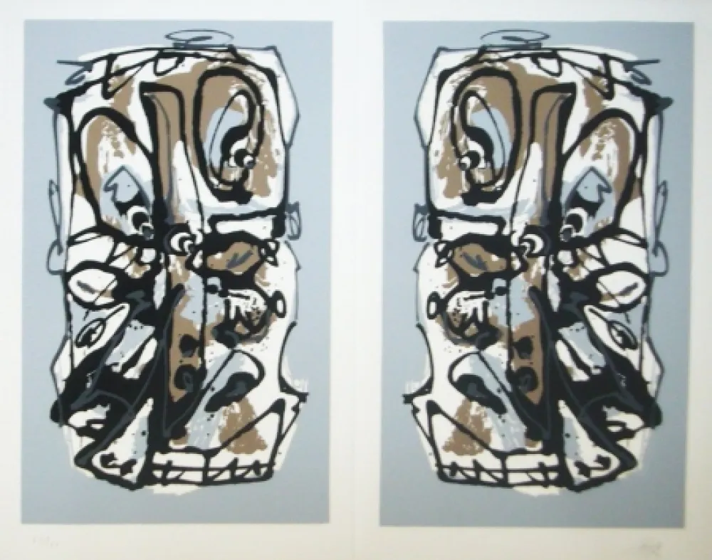 Siebdruck Saura - Babel de una noche de San Juan