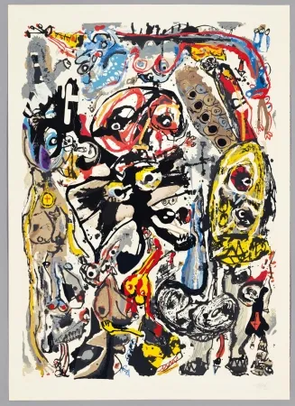 Siebdruck Saura - Diversaurio