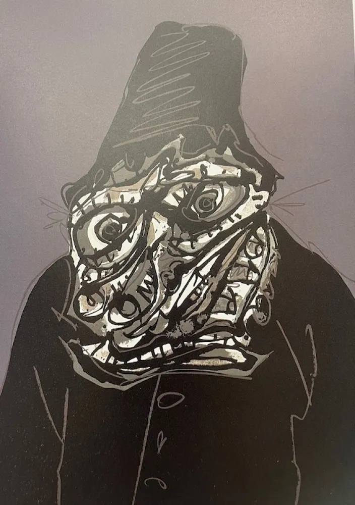 Siebdruck Saura - Felipe II