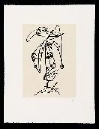 Radierung Und Aquatinta Saura - Frauen portrait mit Hut 1