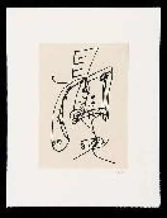 Radierung Und Aquatinta Saura - Frauen portrait mit Hut 2