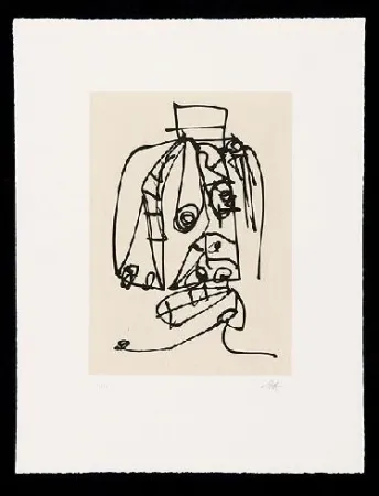 Radierung Und Aquatinta Saura - Frauen Portrait Mit Hut - 8 etchings