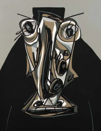 Lithographie Saura - Melanchton III