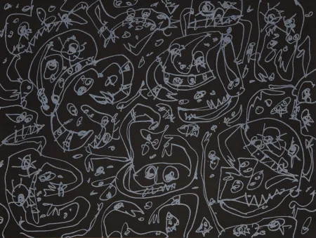 Lithographie Saura - Péchés capitaux 5 Avarice