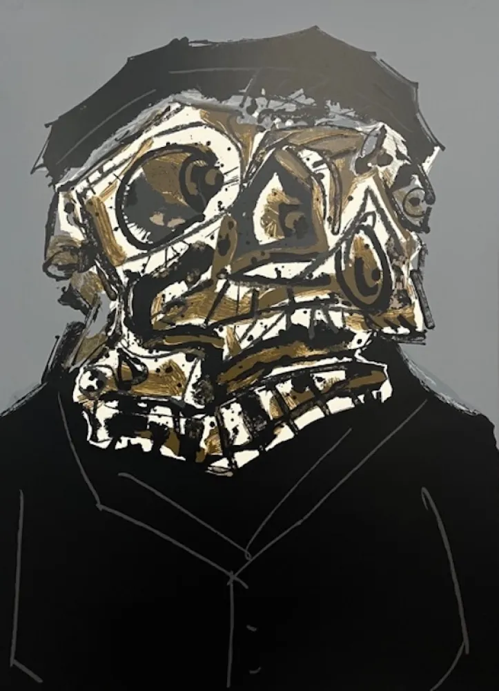 Siebdruck Saura - Remembrandt