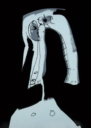 Siebdruck Saura - Sans Titre 