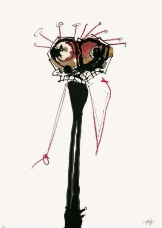 Siebdruck Saura - Sans titre