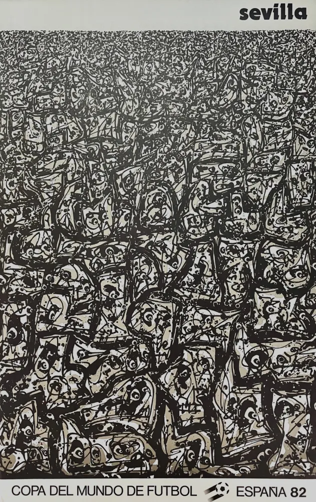 Plakat Saura - Sevilla - Copa del Mundo de futbol