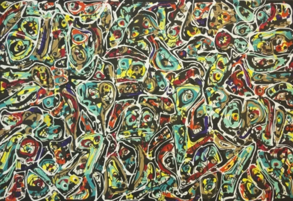 Lithographie Saura - The Danger of the Link 