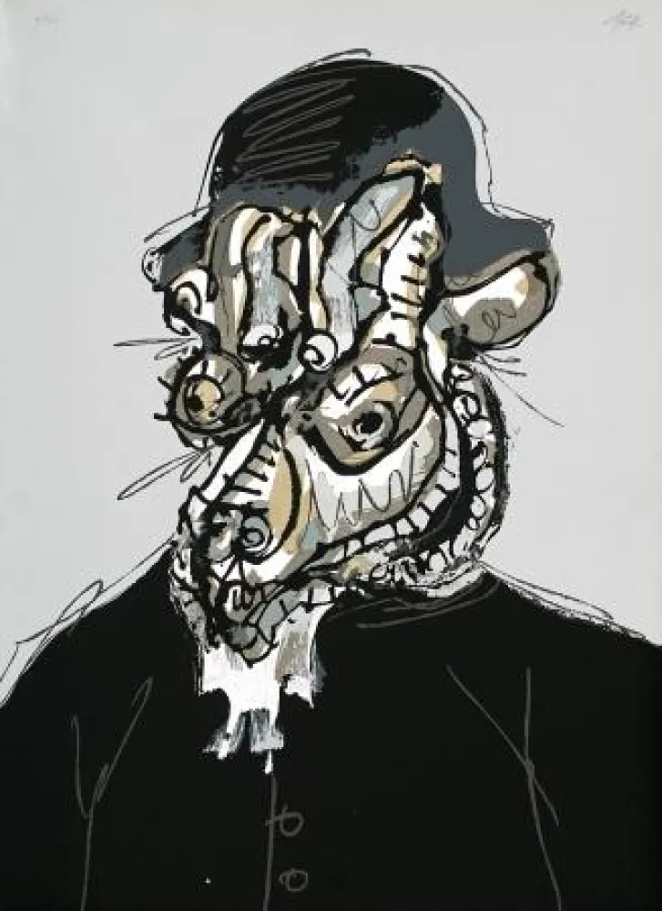 Siebdruck Saura - The King