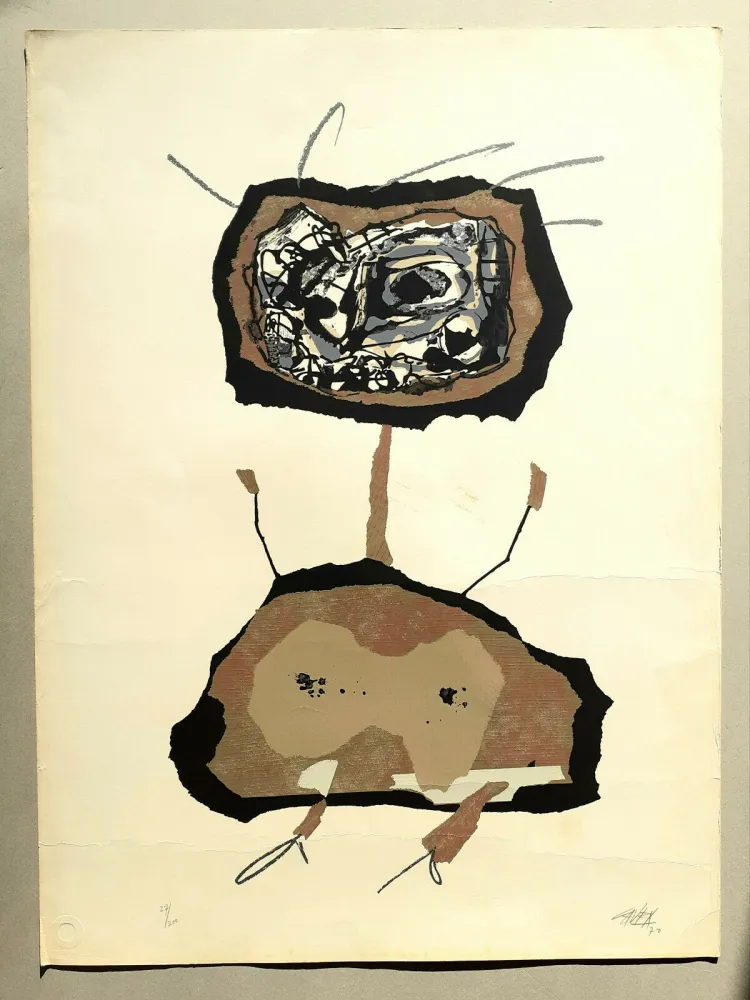 Siebdruck Saura - Untitled