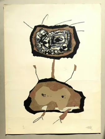 Siebdruck Saura - Untitled