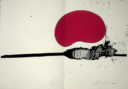 Lithographie Scanavino - A mezzo della notte