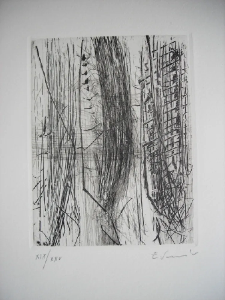 Radierung Scanavino - The international avant garde 4