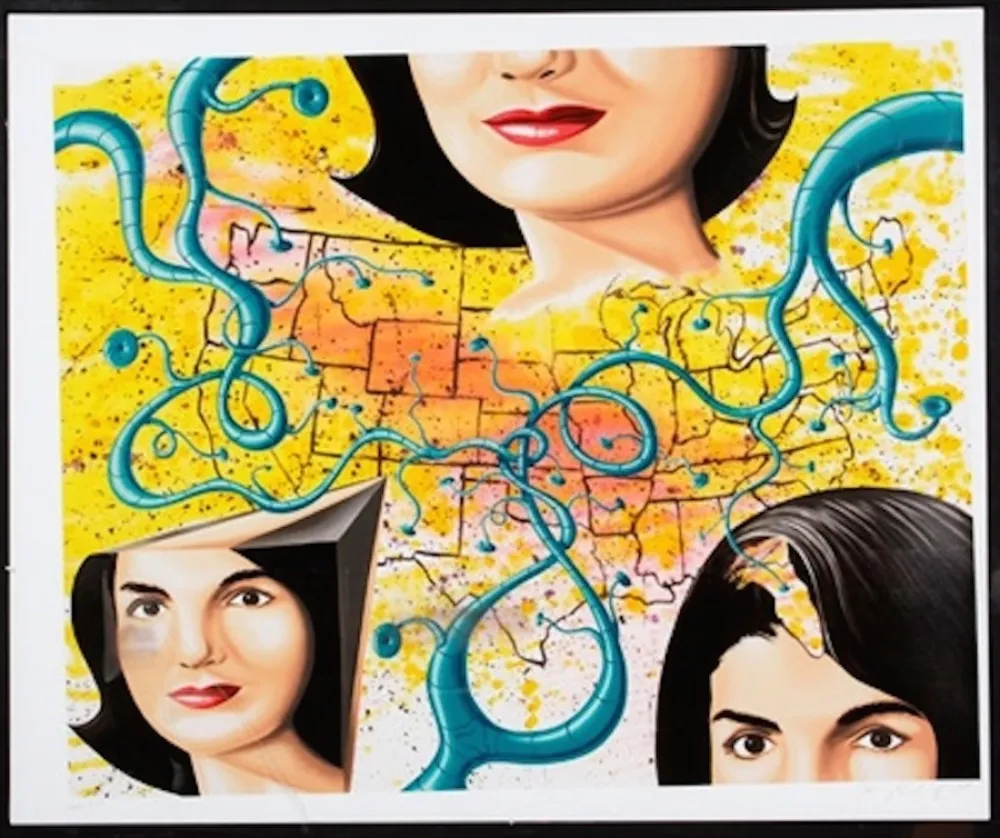 Siebdruck Scharf - 3 Faces Jackie