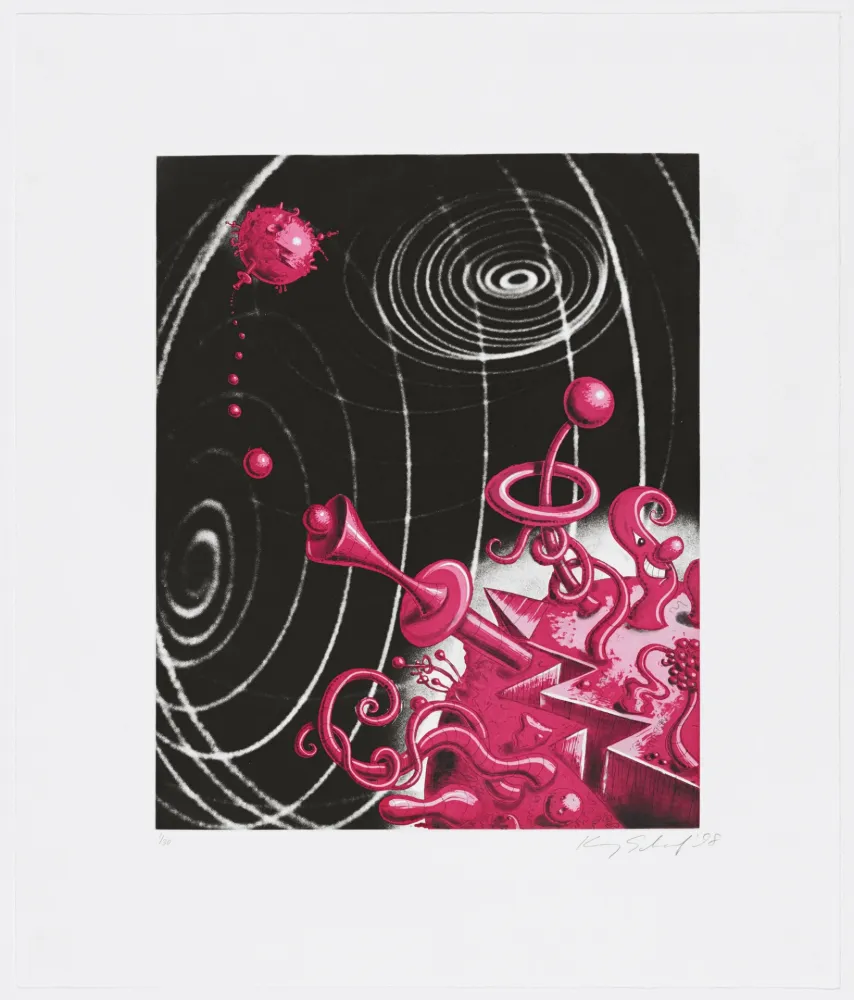 Radierung Scharf - Galaxiverse