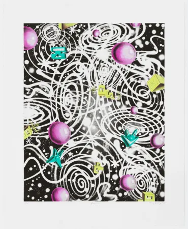 Radierung Scharf - Kozmik