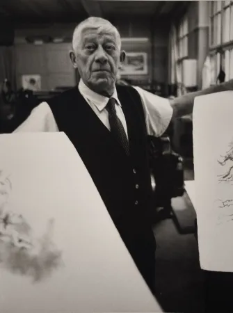 Fotografie Scheidegger - Oskar Kokoschka, 1967.