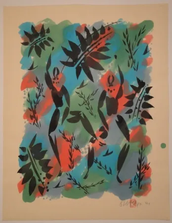 Monotypie Scheidl - Tanzfigur