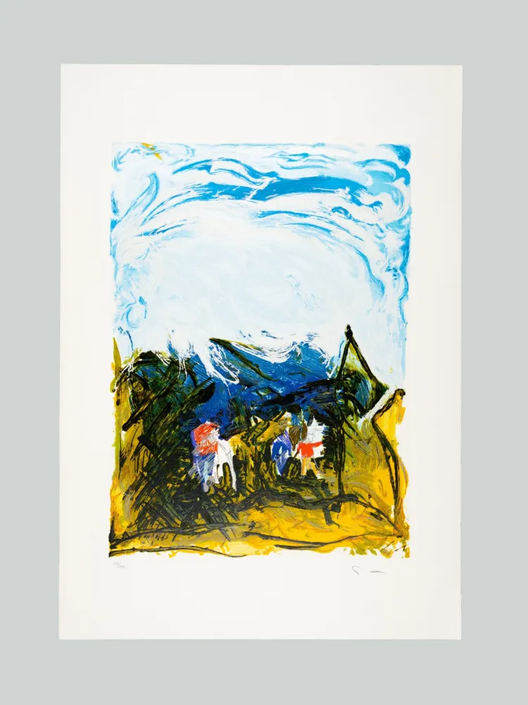 Siebdruck Schifano - Area aperta