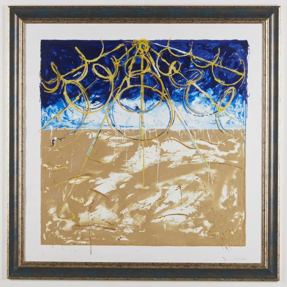 Siebdruck Schifano - Deserto