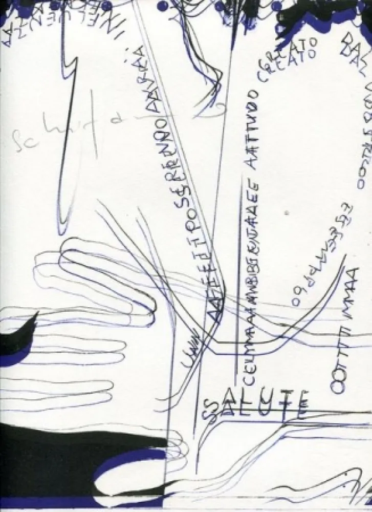 Radierung Schifano - Gli incontri della quercia