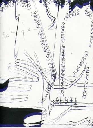 Radierung Schifano - Gli incontri della quercia