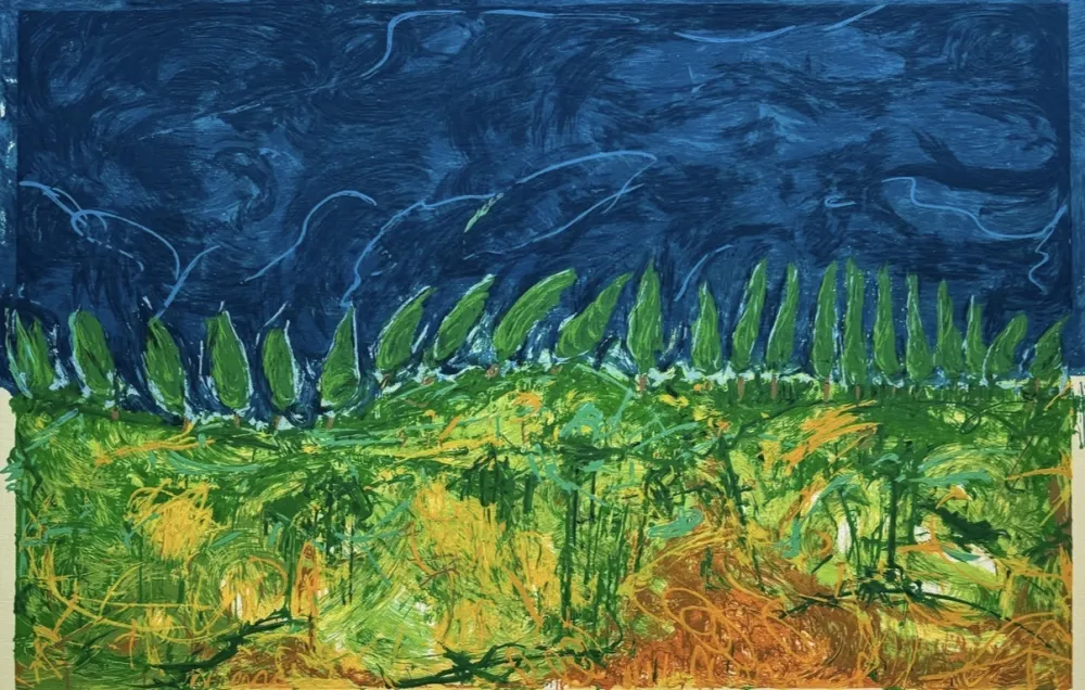 Lithographie Schifano - Mario Schifano (1934–1998) – Bellavista – Enamel screen printing – 1993