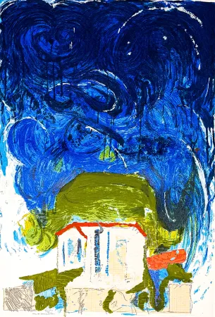 Siebdruck Schifano - Mario Schifano (1934–1998) - Casa Dolce - Enamel screen printing and collage - 1997