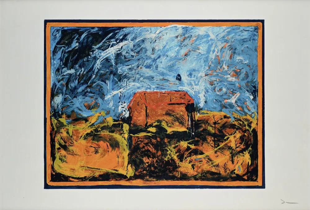 Siebdruck Schifano - Mario Schifano (1934–1998) – Casa Sola – Enamel screen printing – 1990