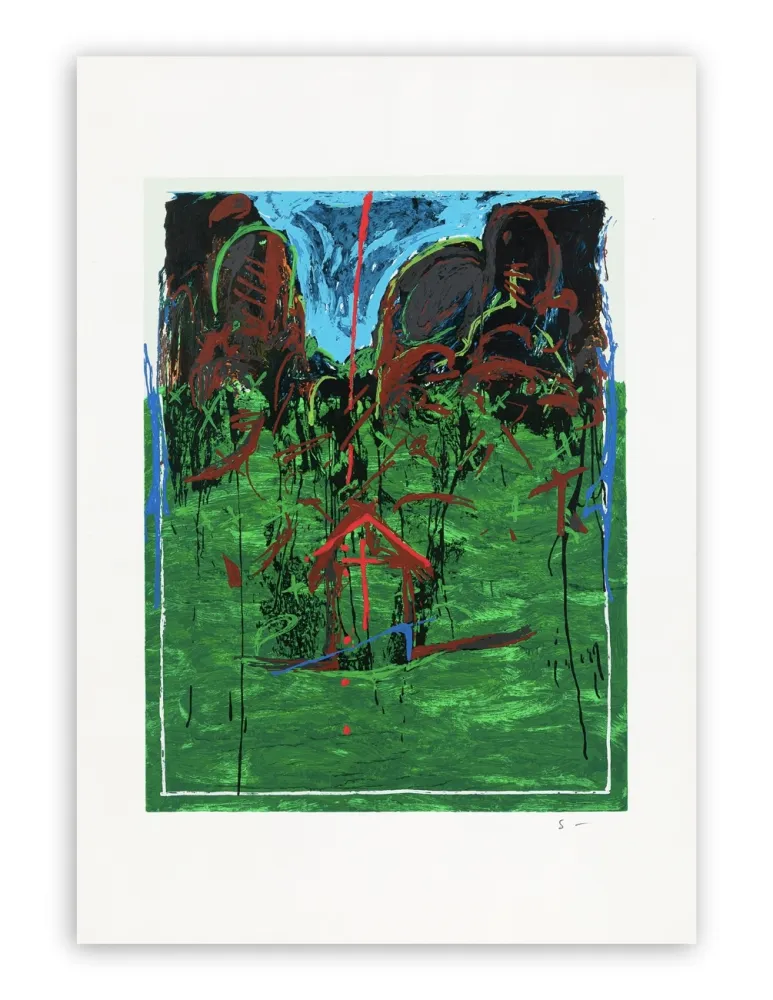 Siebdruck Schifano - Mario Schifano (1934–1998) - Casetta - Enamel screen printing - 1993