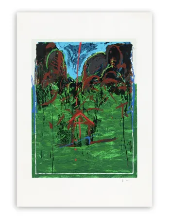 Siebdruck Schifano - Mario Schifano (1934–1998) - Casetta - Enamel screen printing - 1993