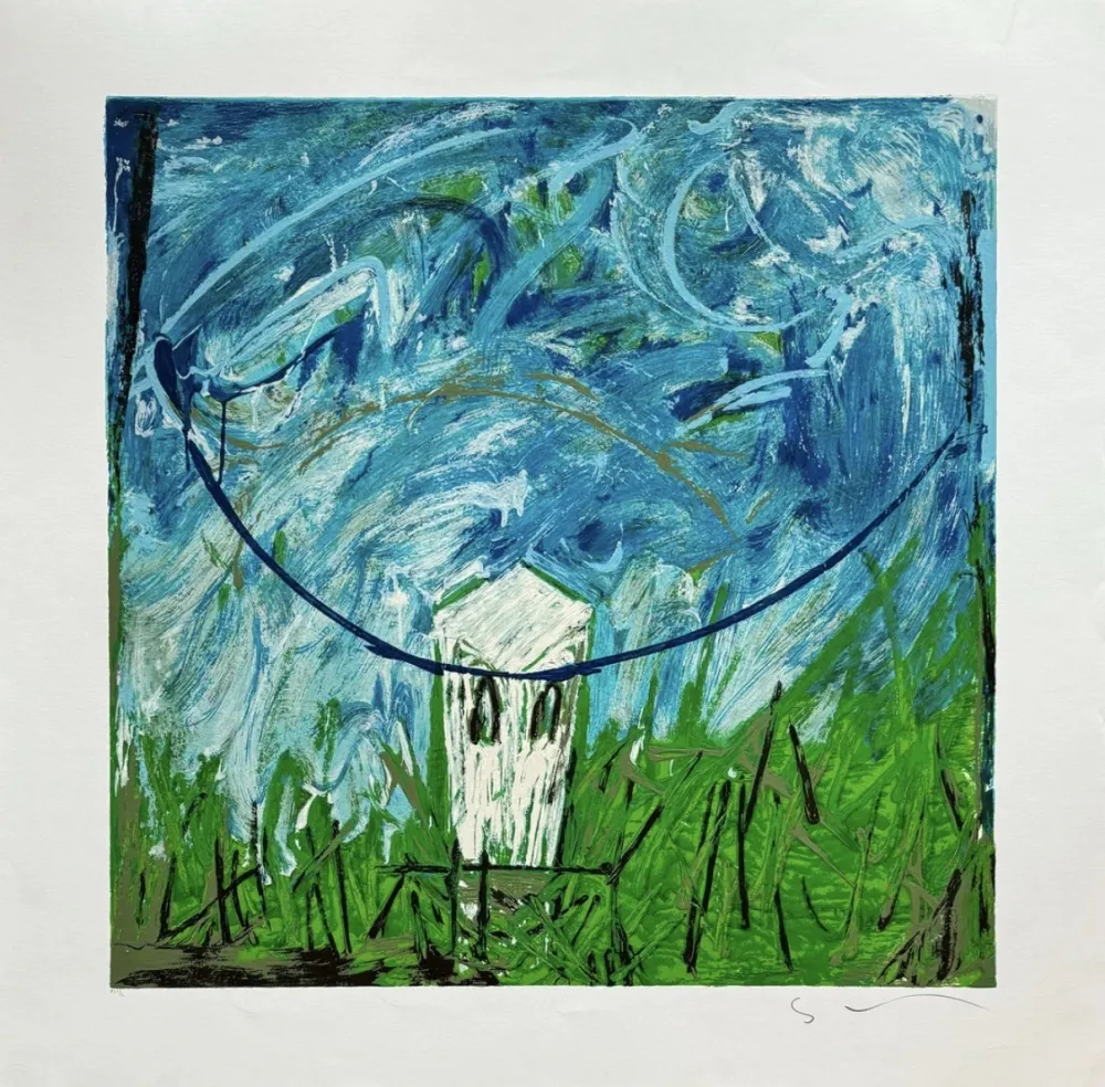 Siebdruck Schifano - Mario Schifano (1934–1998) - Grand'angolo - Enamel screen printing - 1988