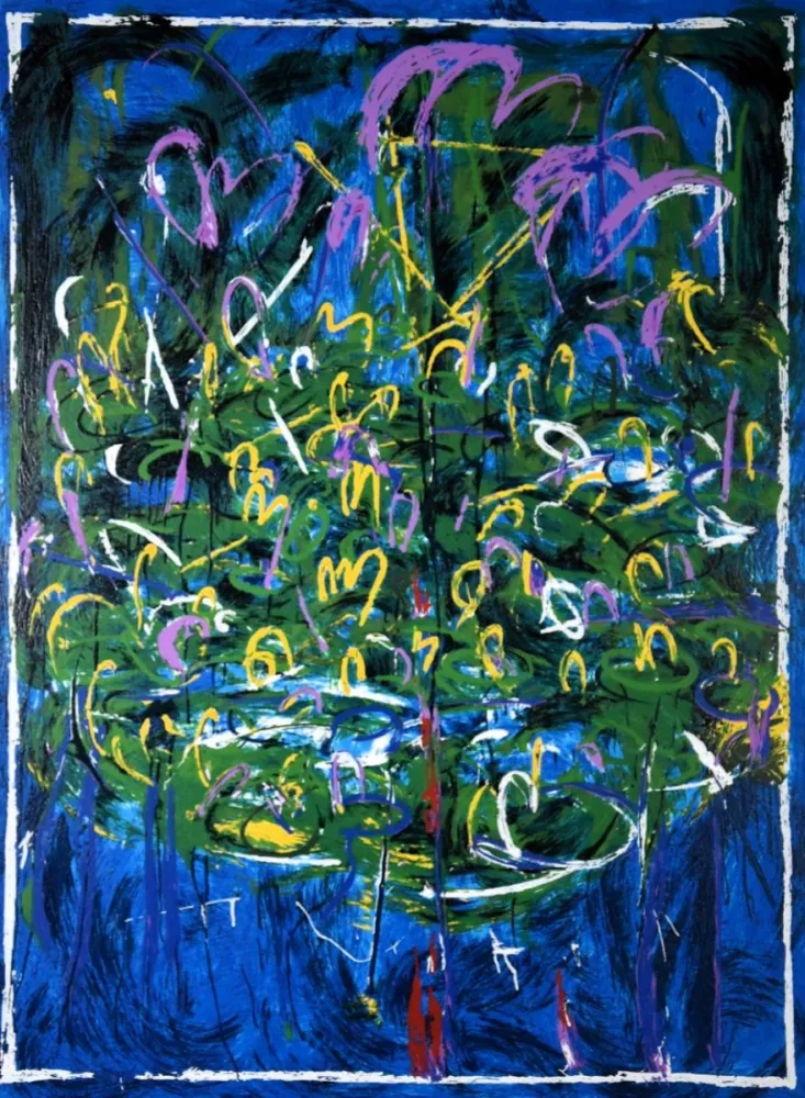 Lithographie Schifano - Mario Schifano (1934–1998) - Idrocultura - Enamel screen printing - 1990