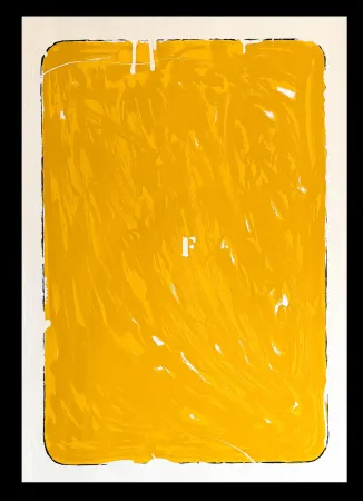 Siebdruck Schifano - Mario Schifano (1934–1998) - Monochrome - Materic serigraphy with enamels on cardboard - 1975