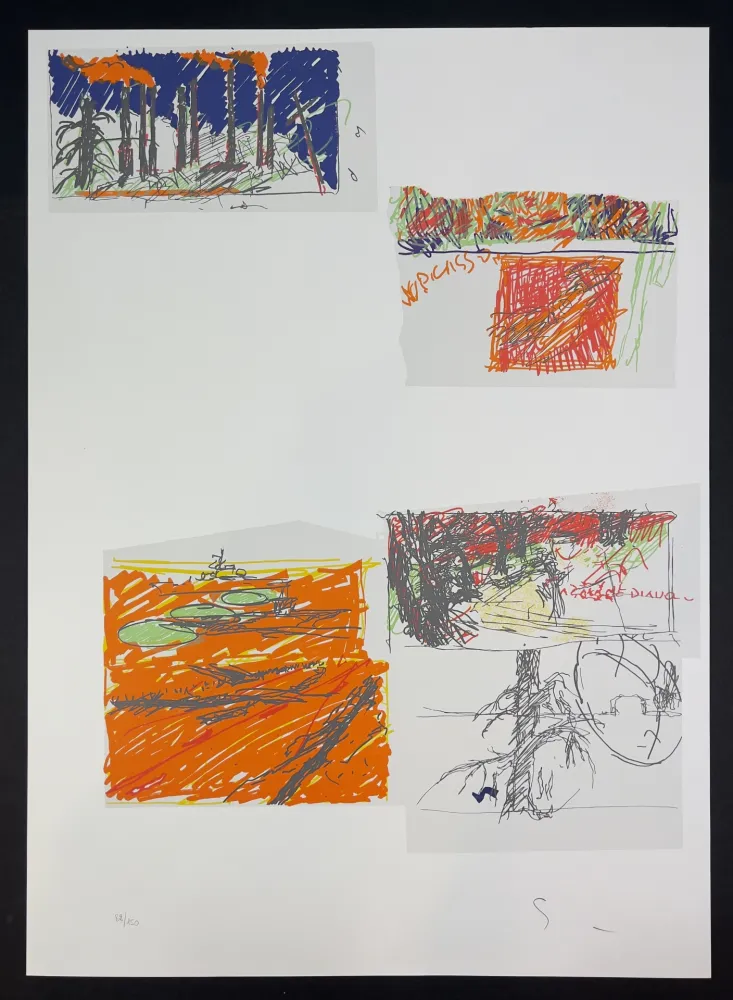 Siebdruck Schifano - Senza titolo