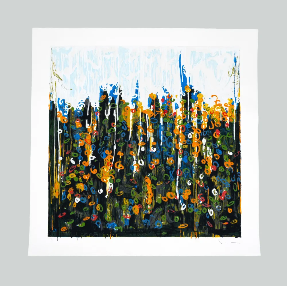 Siebdruck Schifano - Splendore del floricoltore