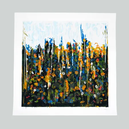 Siebdruck Schifano - Splendore del floricoltore