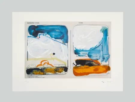 Siebdruck Schifano - Veduta interrotta