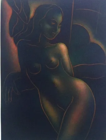 Mezzotinto Schkolnyk - 0mbrée de lune