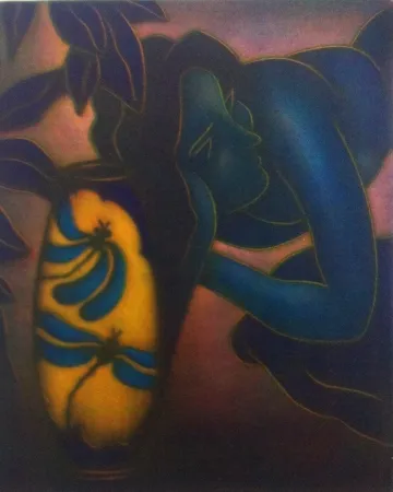 Mezzotinto Schkolnyk -  Hommage à Gauguin