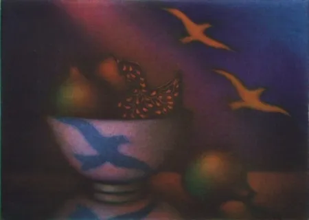 Mezzotinto Schkolnyk - L'envol