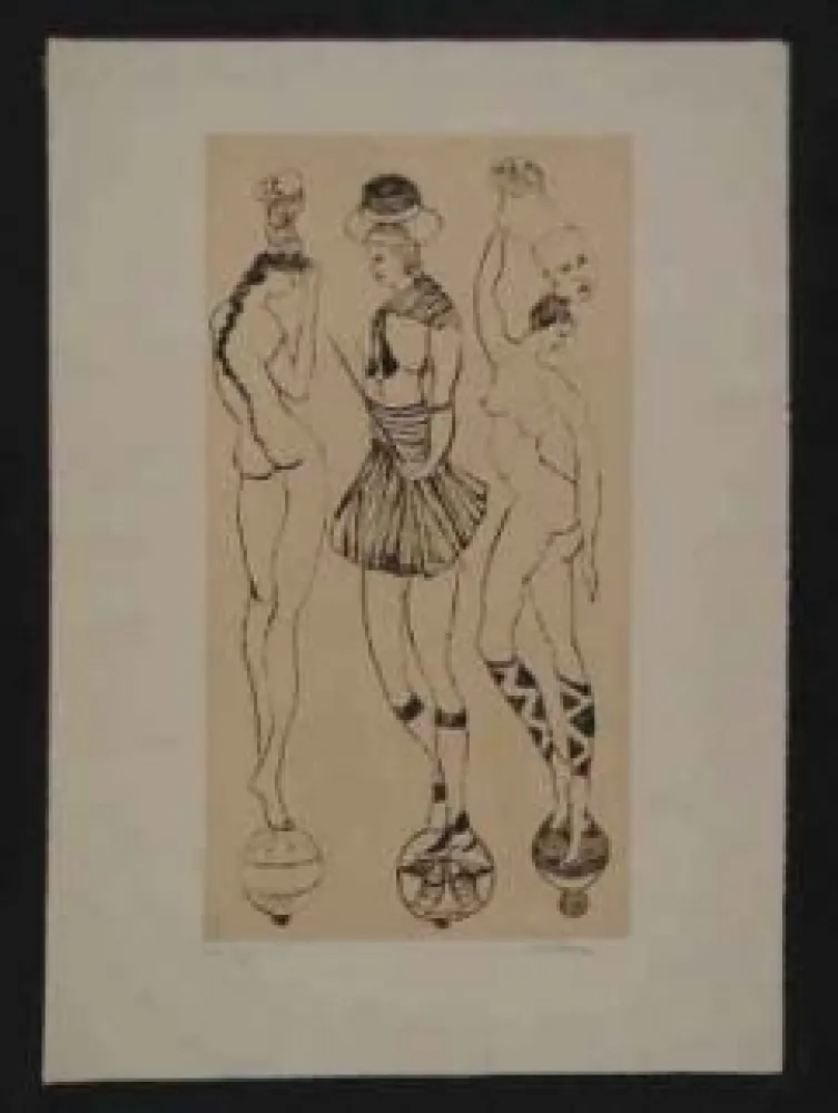 Aquatinta Schleime - Sans titre