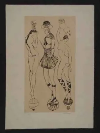 Aquatinta Schleime - Sans titre