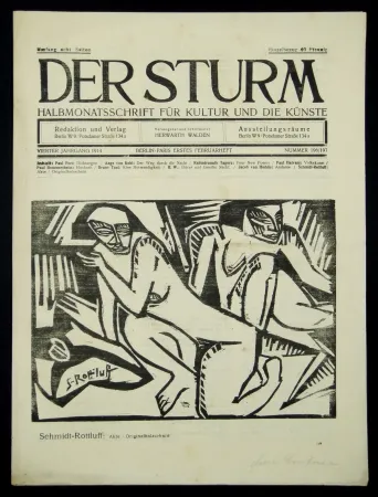 Holzschnitt Schmidt-Rottluff - Akte (Nudes)