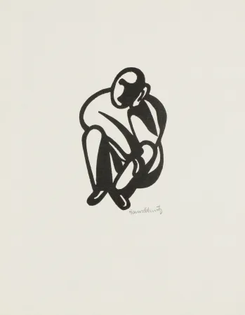 Linolschnitt Schmitz - 9 signierte Linolschnitte 1921-1927 (9 signed linocuts 1921-1927)