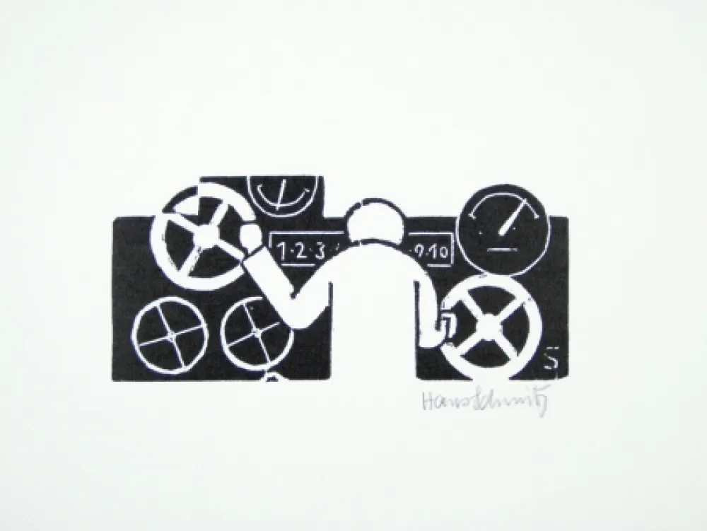 Linolschnitt Schmitz - Arbeiterausbildung (Worker's Education)