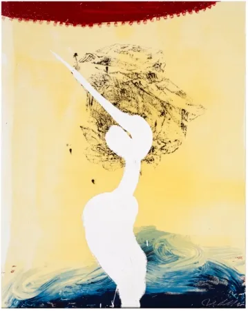 Siebdruck Schnabel - Bandini (His Foe Pursued)